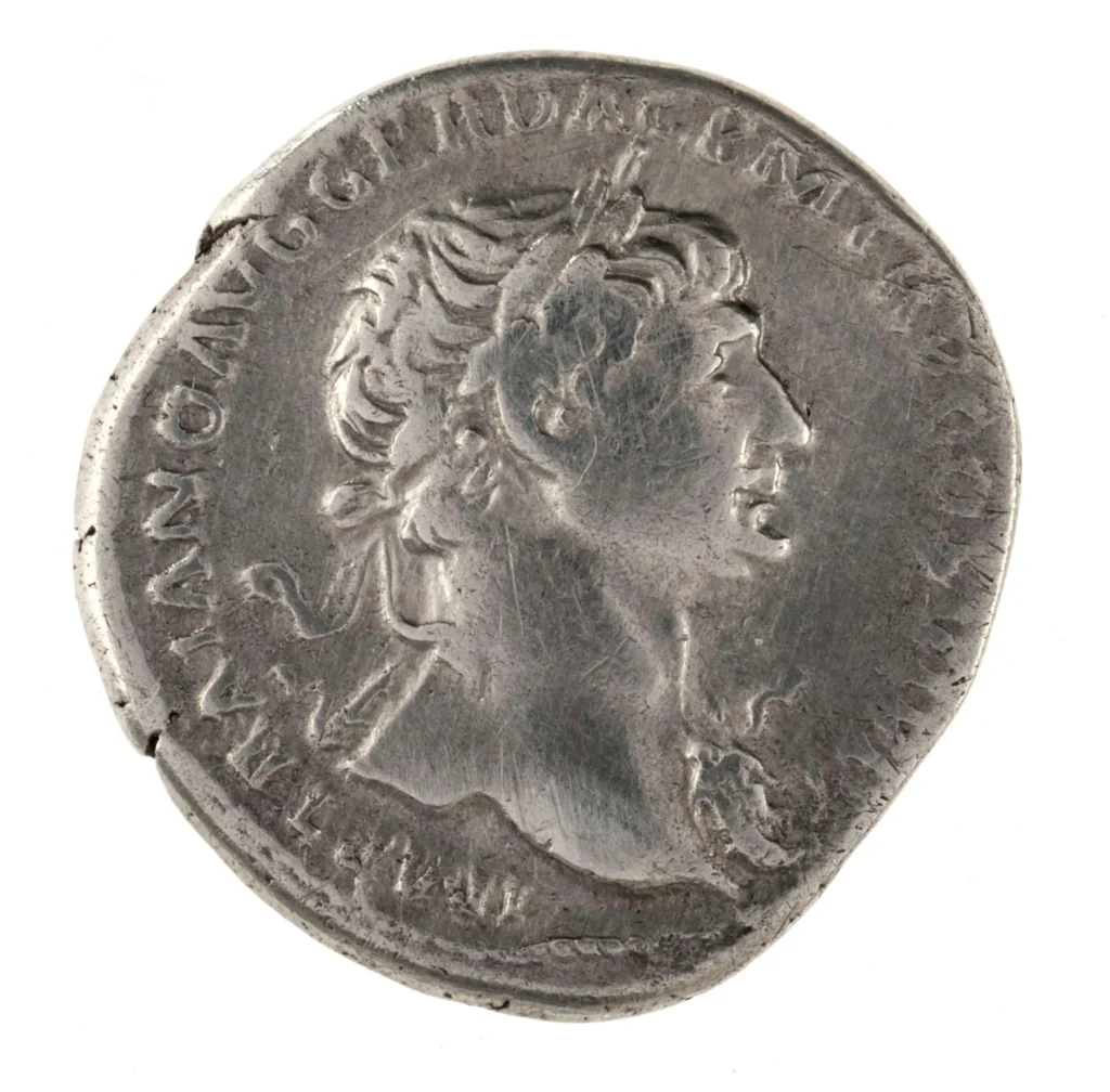 Roman denarius coin